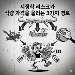 지정학 리스크가 식량 가격을 올리는 3가지 경로